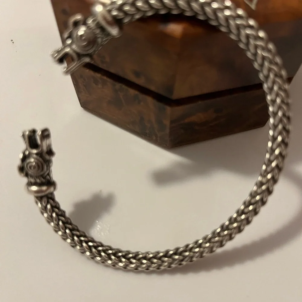 Dragon Silver Adjustable Bracelet - Picture 3 of 3